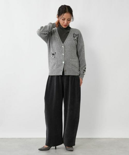 NEMIKA / ネミカ カーディガン・ボレロ | 猫モチーフカシミヤカーディガン【NEMIKA】 | 詳細4