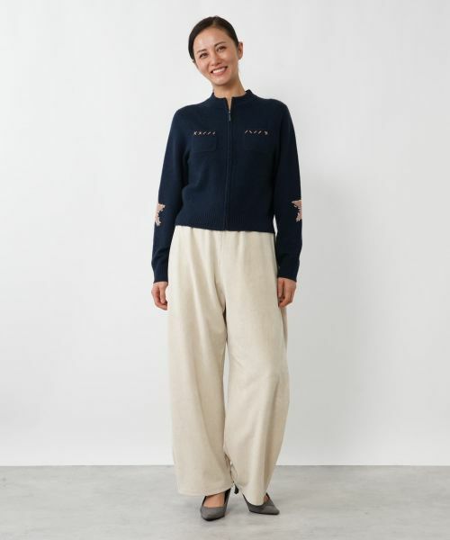 NEMIKA / ネミカ カーディガン・ボレロ | ジップアップカシミヤカーディガン【NEMIKA】 | 詳細1