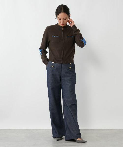 NEMIKA / ネミカ カーディガン・ボレロ | ジップアップカシミヤカーディガン【NEMIKA】 | 詳細4