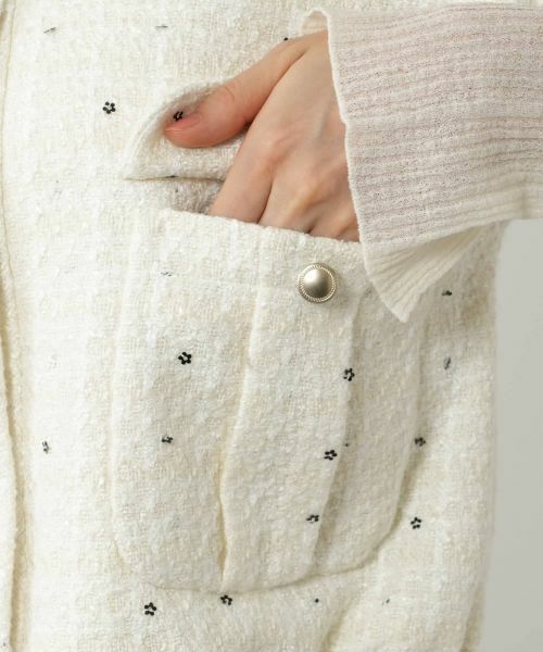 NEMIKA / ネミカ テーラードジャケット | スパンコールショートベスト【NEMIKA】 | 詳細14
