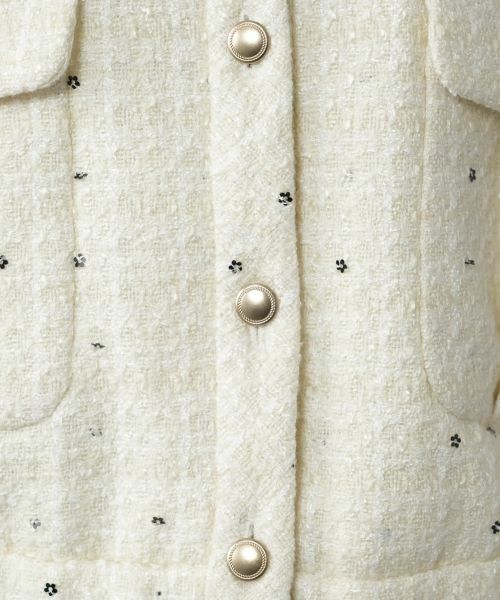 NEMIKA / ネミカ テーラードジャケット | スパンコールショートベスト【NEMIKA】 | 詳細15