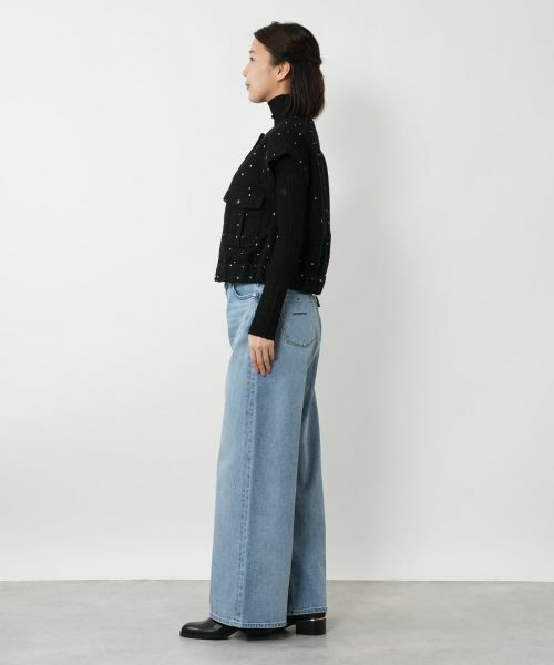 NEMIKA / ネミカ テーラードジャケット | スパンコールショートベスト【NEMIKA】 | 詳細2