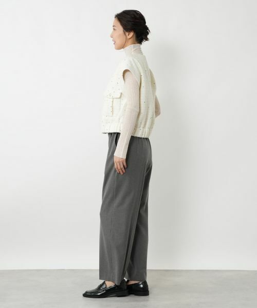 NEMIKA / ネミカ テーラードジャケット | スパンコールショートベスト【NEMIKA】 | 詳細5