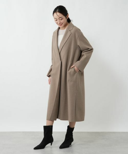 NEMIKA / ネミカ その他アウター | ドロップショルダーロングコート【NEMIKA】 | 詳細1
