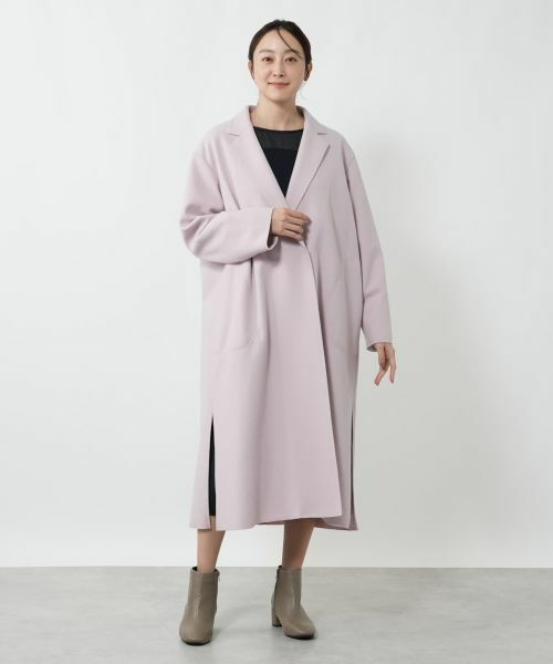 NEMIKA / ネミカ その他アウター | ドロップショルダーロングコート【NEMIKA】 | 詳細7