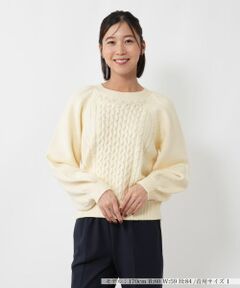 NEMIKA / ネミカ ニット・セーター | ビジューケーブル編みニット【NEMIKA】