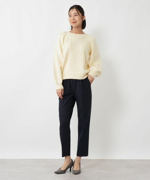 NEMIKA / ネミカ ニット・セーター | ビジューケーブル編みニット【NEMIKA】 | 詳細1