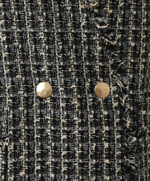 NEMIKA / ネミカ テーラードジャケット | ラメツイードダブルベスト【NEMIKA】 | 詳細12