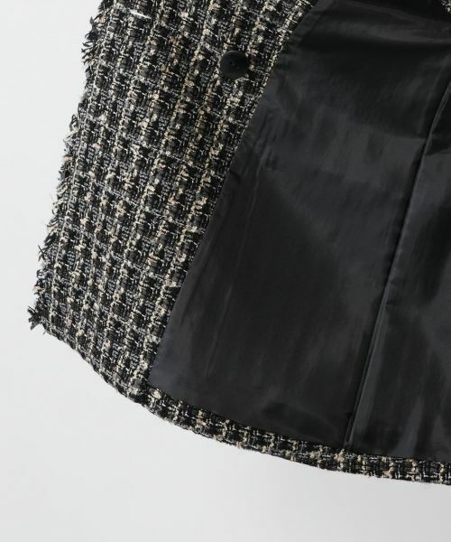NEMIKA / ネミカ テーラードジャケット | ラメツイードダブルベスト【NEMIKA】 | 詳細13