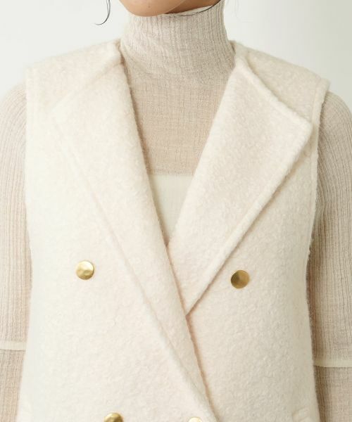 NEMIKA / ネミカ テーラードジャケット | ブークレーダブルベスト【NEMIKA】 | 詳細13