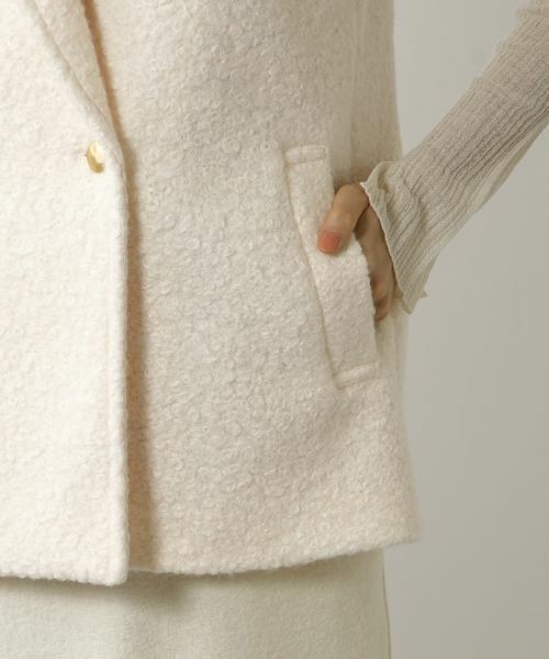 NEMIKA / ネミカ テーラードジャケット | ブークレーダブルベスト【NEMIKA】 | 詳細16