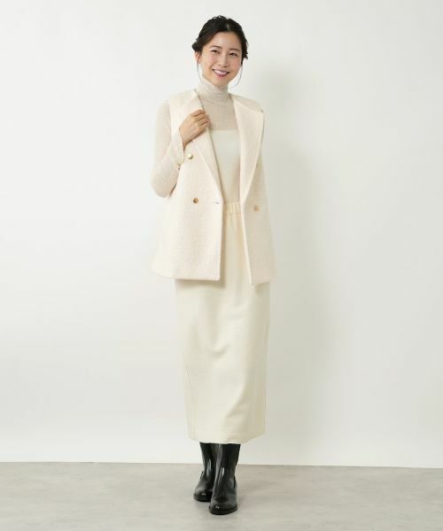 NEMIKA / ネミカ テーラードジャケット | ブークレーダブルベスト【NEMIKA】 | 詳細7