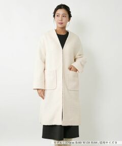 NEMIKA / ネミカ その他アウター | Vネックブークレーコート【NEMIKA】