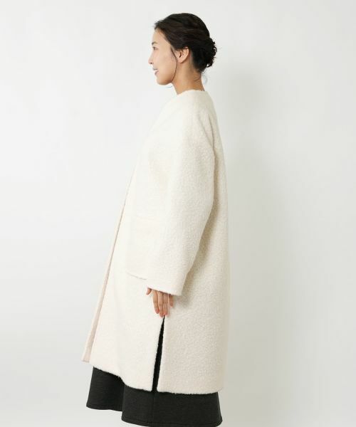 NEMIKA / ネミカ その他アウター | Vネックブークレーコート【NEMIKA】 | 詳細11