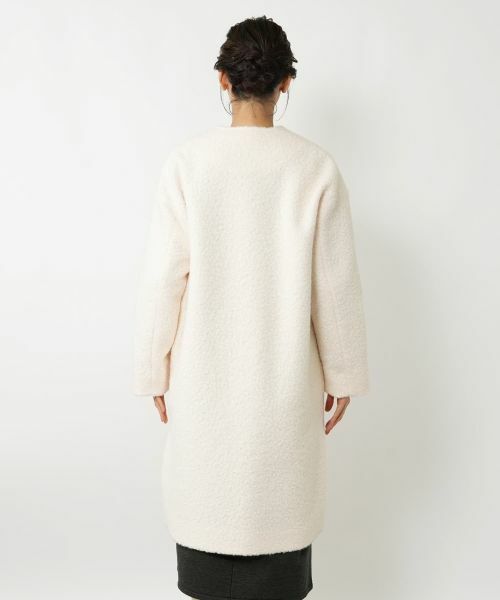 NEMIKA / ネミカ その他アウター | Vネックブークレーコート【NEMIKA】 | 詳細12