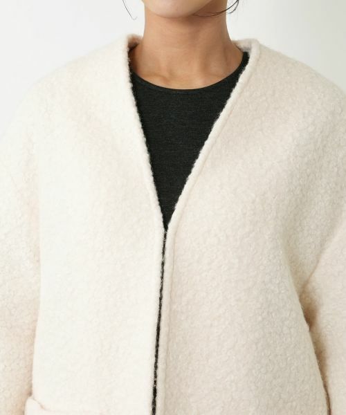 NEMIKA / ネミカ その他アウター | Vネックブークレーコート【NEMIKA】 | 詳細13