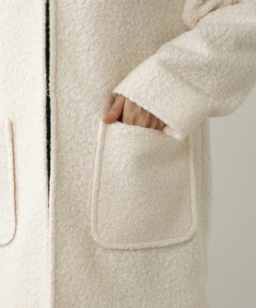 NEMIKA / ネミカ その他アウター | Vネックブークレーコート【NEMIKA】 | 詳細16