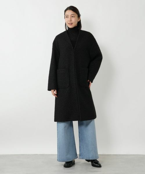 NEMIKA / ネミカ その他アウター | Vネックブークレーコート【NEMIKA】 | 詳細4