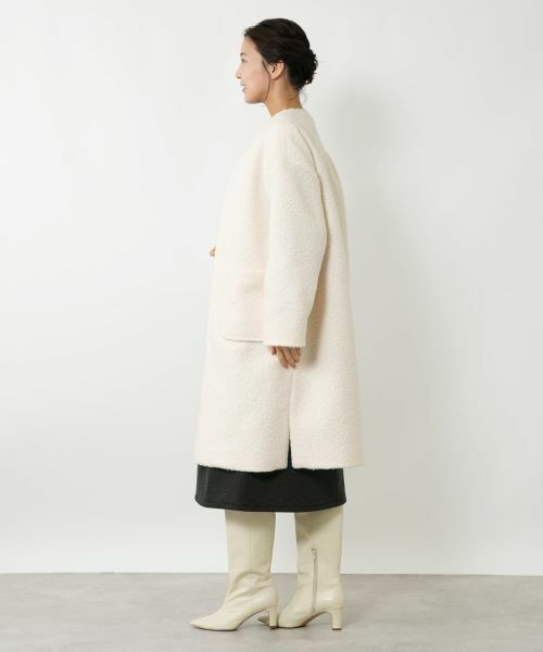 NEMIKA / ネミカ その他アウター | Vネックブークレーコート【NEMIKA】 | 詳細8