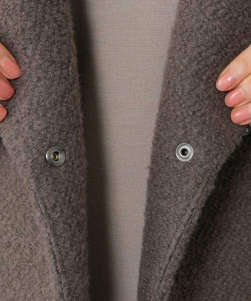 NEMIKA / ネミカ その他アウター | ブークレーミドルコート【NEMIKA】 | 詳細18