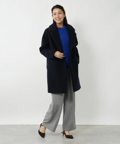 NEMIKA / ネミカ その他アウター | ブークレーミドルコート【NEMIKA】 | 詳細4