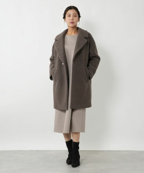 NEMIKA / ネミカ その他アウター | ブークレーミドルコート【NEMIKA】 | 詳細7