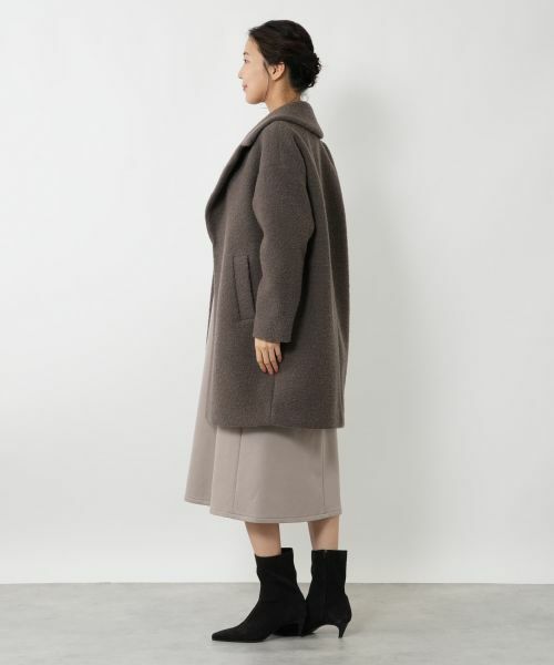 NEMIKA / ネミカ その他アウター | ブークレーミドルコート【NEMIKA】 | 詳細8