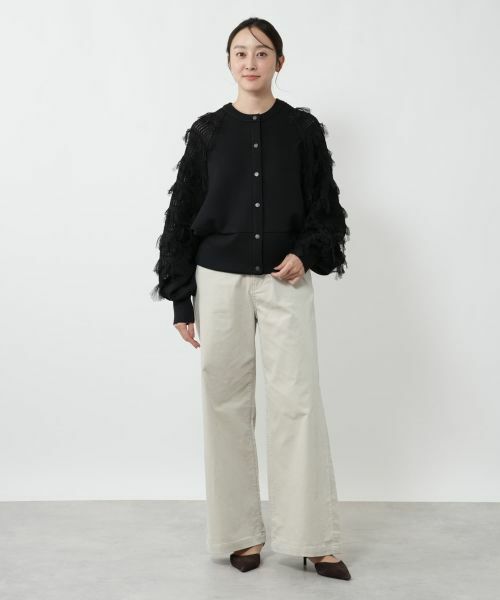 NEMIKA / ネミカ カーディガン・ボレロ | 切替ボリュームスリーブ2WAYカーディガン【NEMIKA】 | 詳細1