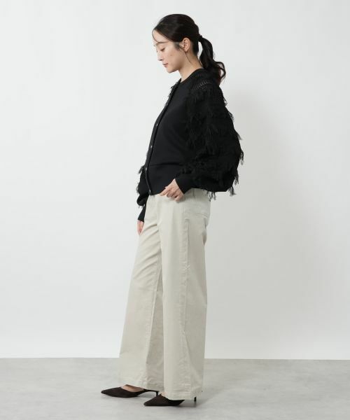 NEMIKA / ネミカ カーディガン・ボレロ | 切替ボリュームスリーブ2WAYカーディガン【NEMIKA】 | 詳細2