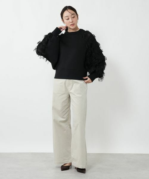 NEMIKA / ネミカ カーディガン・ボレロ | 切替ボリュームスリーブ2WAYカーディガン【NEMIKA】 | 詳細7