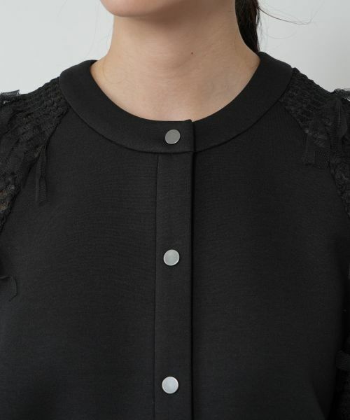 NEMIKA / ネミカ カーディガン・ボレロ | 切替ボリュームスリーブ2WAYカーディガン【NEMIKA】 | 詳細8