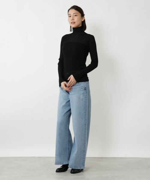 NEMIKA / ネミカ ニット・セーター | ハイネックシアーニット【NEMIKA】 | 詳細1