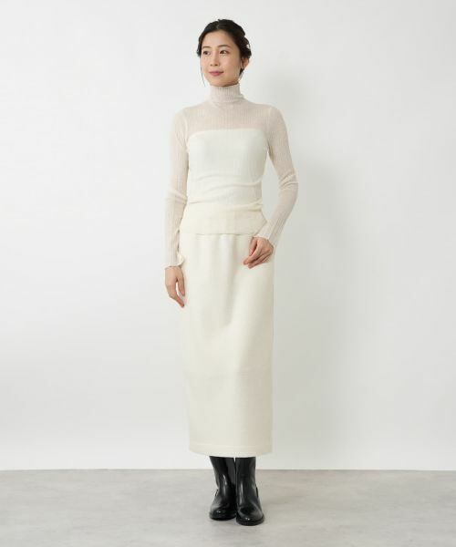 NEMIKA / ネミカ ニット・セーター | ハイネックシアーニット【NEMIKA】 | 詳細4