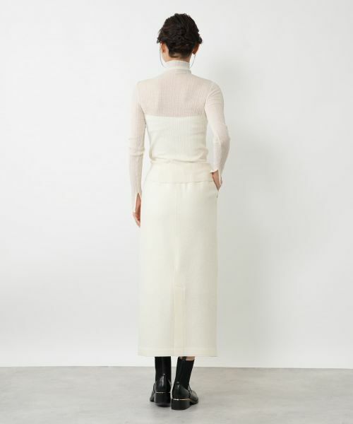 NEMIKA / ネミカ ニット・セーター | ハイネックシアーニット【NEMIKA】 | 詳細6