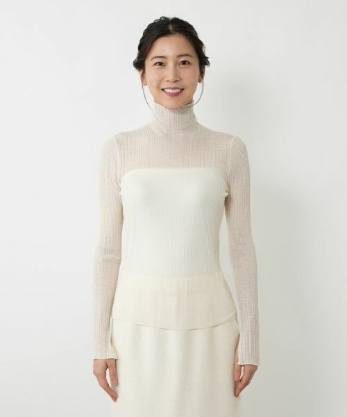 NEMIKA / ネミカ ニット・セーター | ハイネックシアーニット【NEMIKA】 | 詳細7