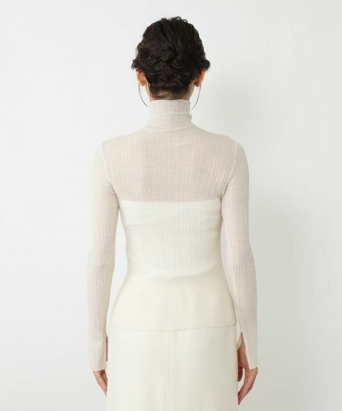 NEMIKA / ネミカ ニット・セーター | ハイネックシアーニット【NEMIKA】 | 詳細9