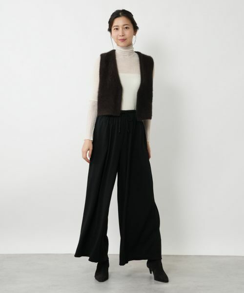 NEMIKA / ネミカ テーラードジャケット | コンパクトシャギーベスト【NEMIKA】 | 詳細1