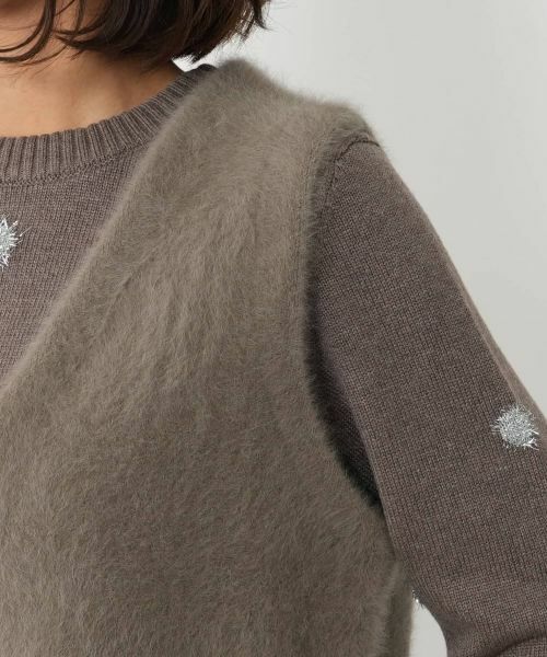 NEMIKA / ネミカ テーラードジャケット | コンパクトシャギーベスト【NEMIKA】 | 詳細12