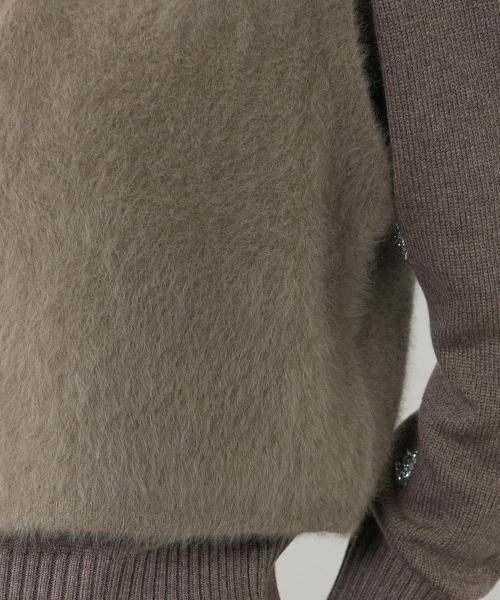 NEMIKA / ネミカ テーラードジャケット | コンパクトシャギーベスト【NEMIKA】 | 詳細13
