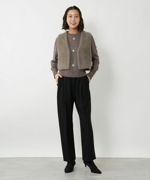 NEMIKA / ネミカ テーラードジャケット | コンパクトシャギーベスト【NEMIKA】 | 詳細4