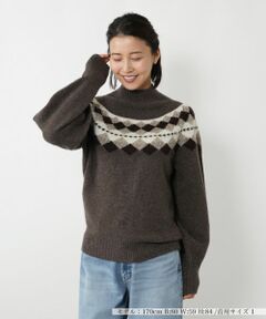 NEMIKA / ネミカ ニット・セーター | フェアアイル風ハイネックニット【NEMIKA】