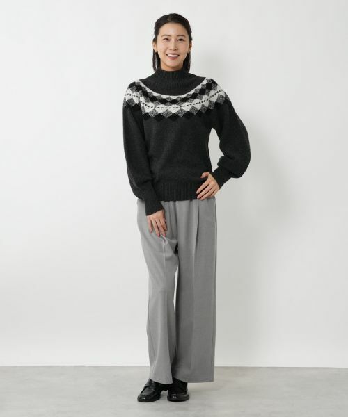 NEMIKA / ネミカ ニット・セーター | フェアアイル風ハイネックニット【NEMIKA】 | 詳細1