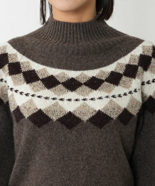 NEMIKA / ネミカ ニット・セーター | フェアアイル風ハイネックニット【NEMIKA】 | 詳細10