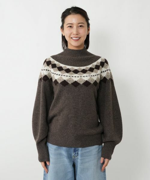NEMIKA / ネミカ ニット・セーター | フェアアイル風ハイネックニット【NEMIKA】 | 詳細7