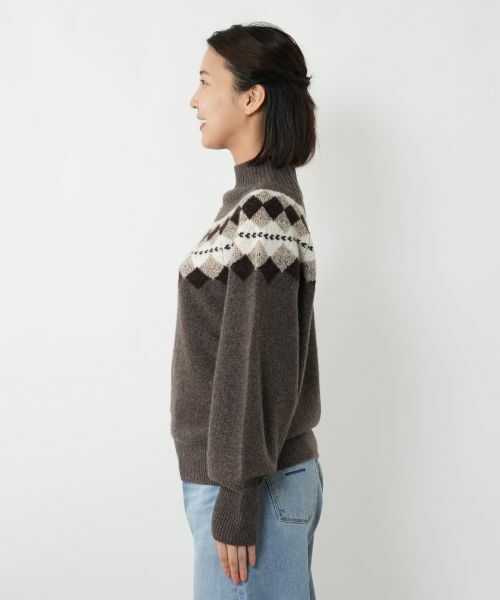 NEMIKA / ネミカ ニット・セーター | フェアアイル風ハイネックニット【NEMIKA】 | 詳細8