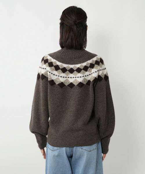 NEMIKA / ネミカ ニット・セーター | フェアアイル風ハイネックニット【NEMIKA】 | 詳細9