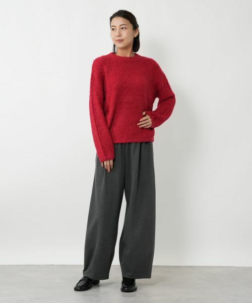 NEMIKA / ネミカ ニット・セーター | クルーネックブークレーニット【NEMIKA】 | 詳細1