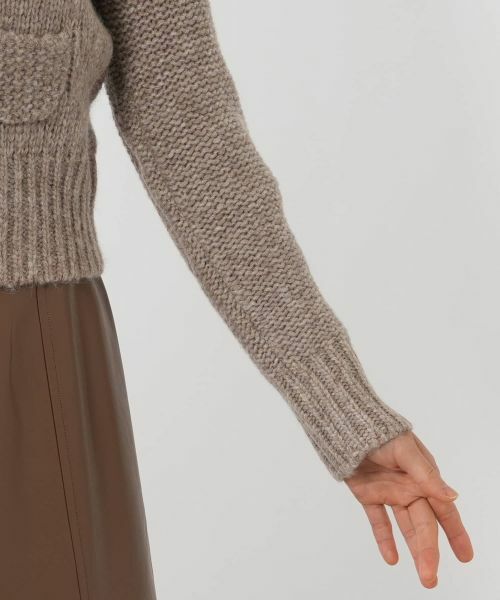 NEMIKA / ネミカ テーラードジャケット | ジップニットジャケット【NEMIKA】 | 詳細12