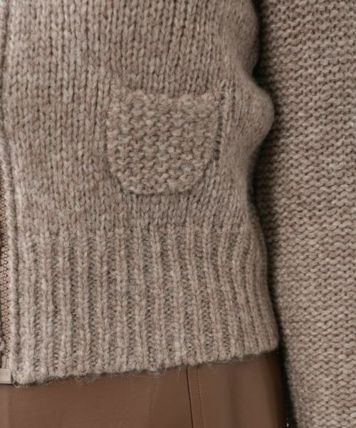 NEMIKA / ネミカ テーラードジャケット | ジップニットジャケット【NEMIKA】 | 詳細13