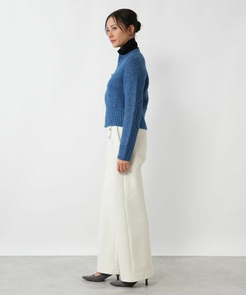 NEMIKA / ネミカ テーラードジャケット | ジップニットジャケット【NEMIKA】 | 詳細2